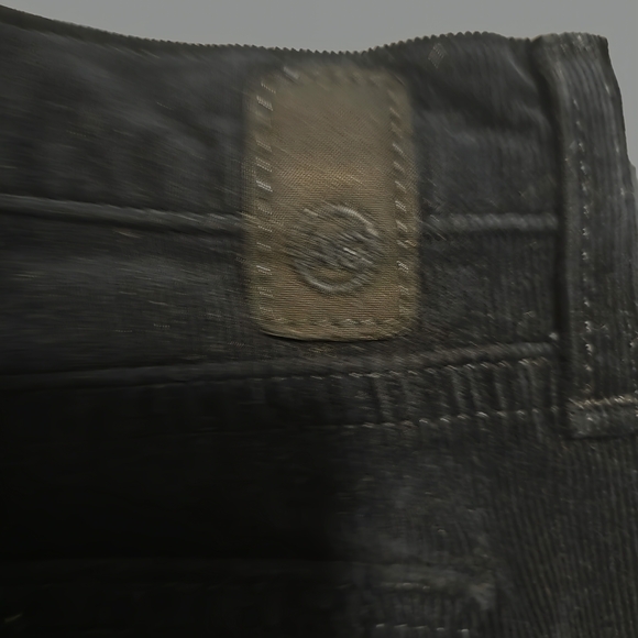 AG Adriano Goldschmied Stevie Slim Straight Corduroy Black Straight Leg - 30 - Picture 9 of 9